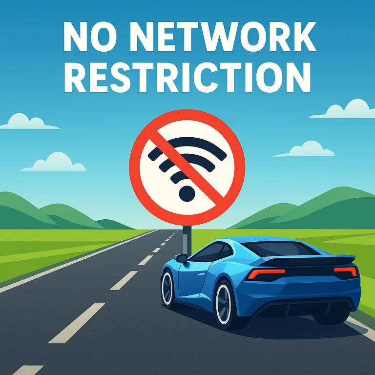 No internet required