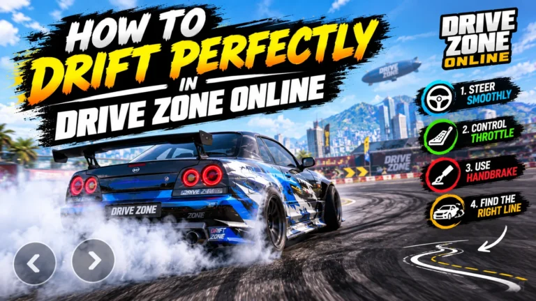 How to Drift Perfectly in Drive Zone Online
