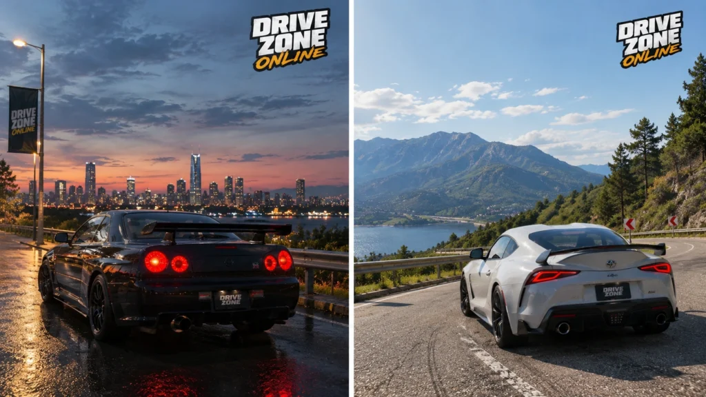 Drive Zone Online MOD APK v1.11.0 (Unlimited Money & All Cars Unlocked) 8 drive zone online gaming mood